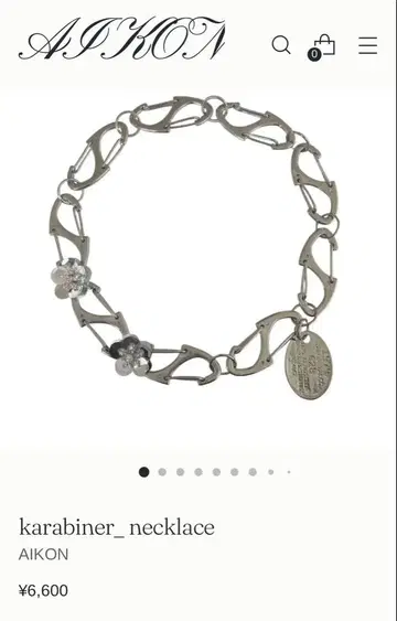 AIKON karabiner_ necklace