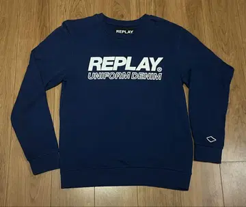 REPLAY UNIFORM DENIM 트레이닝복 네이비