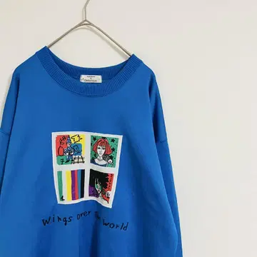 빈티지 광택이 나는 트레이닝복 맨투맨