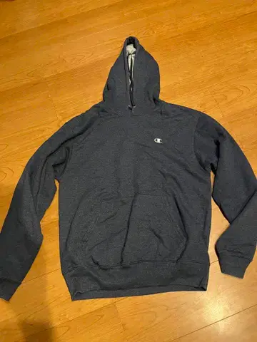 Champion 후드 부착 후드티 M 사이즈 다크 그레이