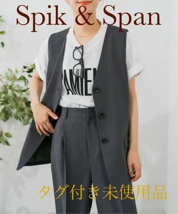 Spik & Span 미사용 새상품 울 베스트 38 사이즈