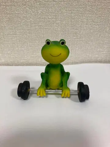 개구리 피규어 덤벨 포함