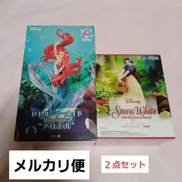 디즈니 프린세스 백설공주 인어공주 아리엘 피규어