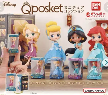 익명 배송 디즈니 프린세스 Qposket 피규어 4종 세트