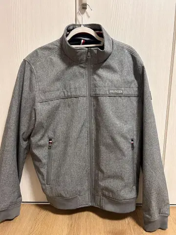 TOMMY HILFIGER 그레이 집업 자켓