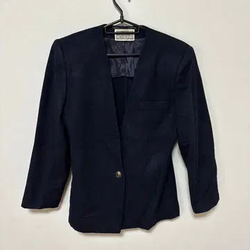 AGNONA 네이비 캐시미어 코트 자켓 38