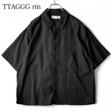 TTAGGG rin / Fri Front S/S 셔츠 블랙