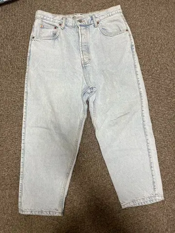 ZARA 데님 팬츠 라이트 블루