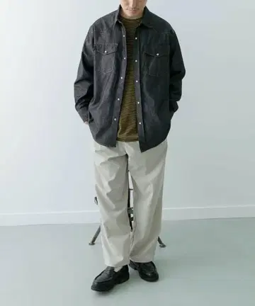 URBAN RESEARCH 6.5oz Denim WesternShirts