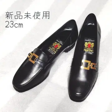 MIHAMA 23cm 미사용 새상품 블랙 로퍼