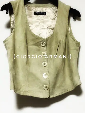[ Giorgio Armani ] 라이트 베이지 베스트