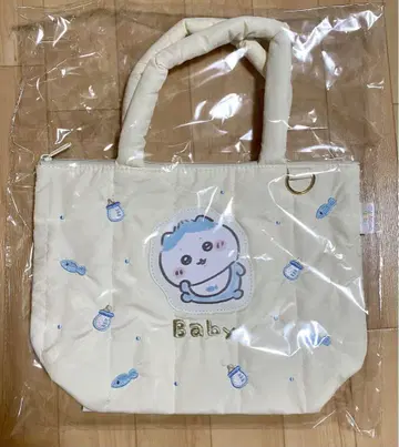 치이카와 (먼작귀) Chiikawa Baby 퀼팅 토트백 (하치와레)