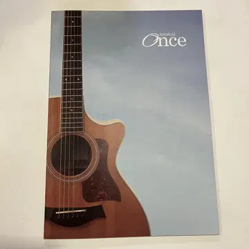 Once 공연 프로그램 팜플렛