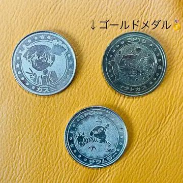 [ 낱개 판매 가능 ] meiji 포켓몬 메달 배틀 코인