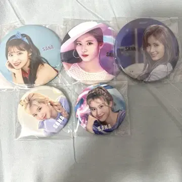 TWICE 사나 캔뱃지 세트 5개