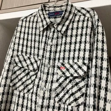 PHAT PARM XL 90s 00s 긴팔 셔츠 블록 체크