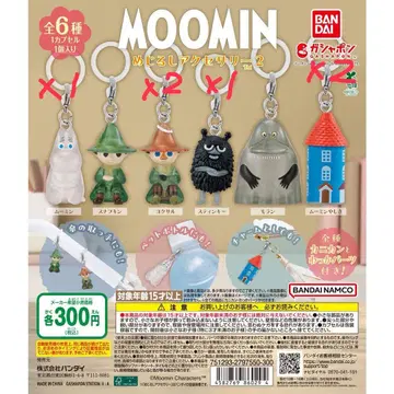 MOOMIN 메지루시 액세서리 2 메지루시 참 무민