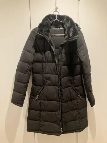 ANDREW MARC 블랙 다운 자켓 S