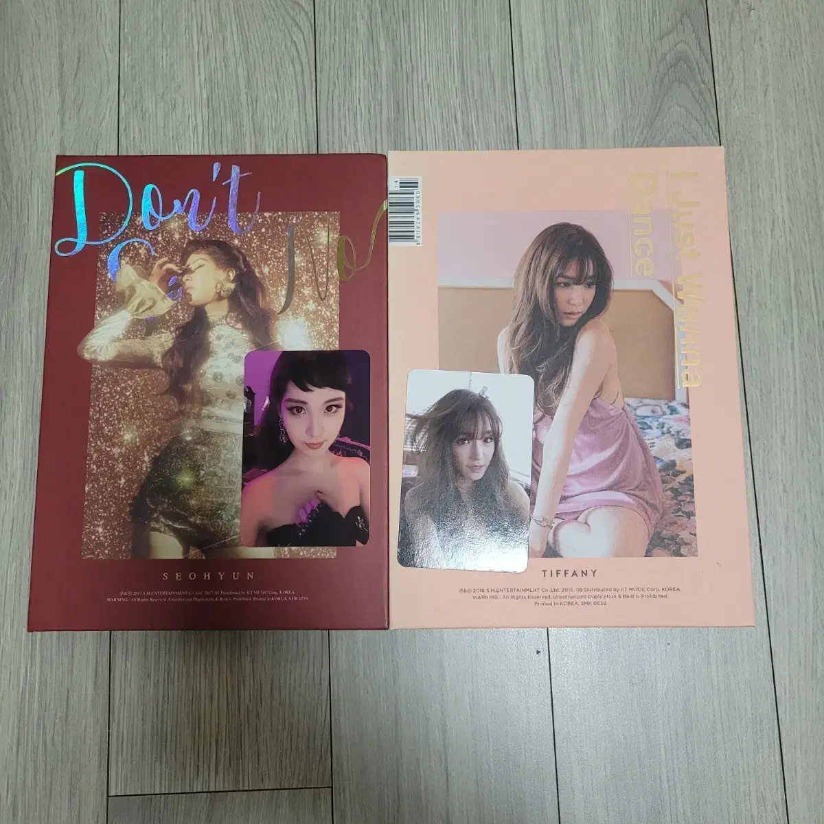 Girls Generation Seohyun/Tiffany album + photocard