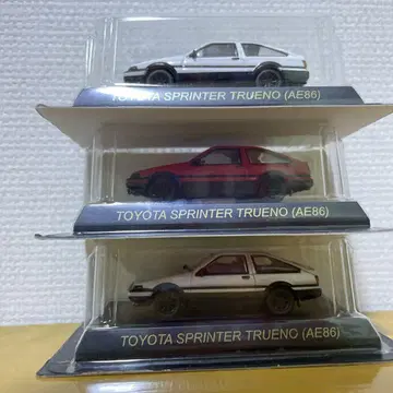 TOYOTA SPRINTER TRUENO (AE86) 3대 세트 1/64