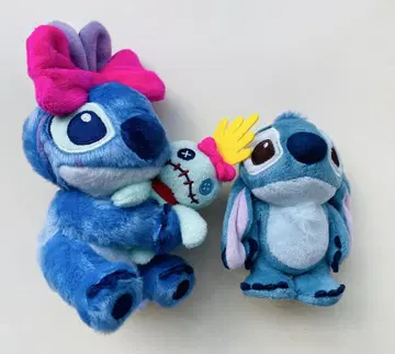 스티치 & 스크럼프 봉제 인형 키링 키체인 묶음 판매