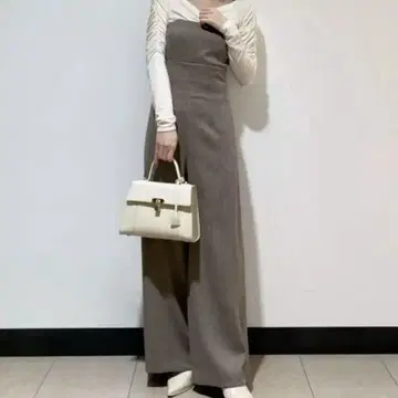 스나이델 허리 레이스업 베어 올인원