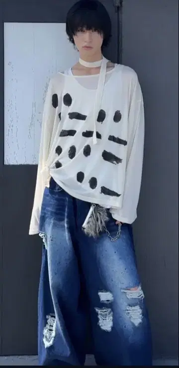 카이치 인터 팩토리 콜라보 데님 블루
