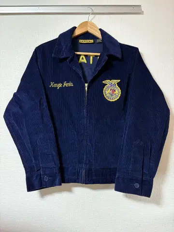 새상품급 FFA 퍼 자켓 size 38 UTAH 자수