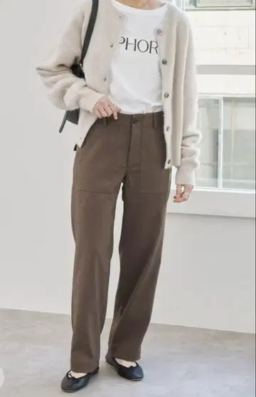 [ Spick&Span ] 울라이크 베이커 팬츠
