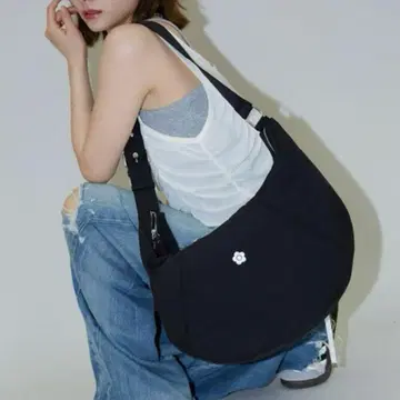 [ 새상품 ] MARY QUANT x PUBLUX 나일론 숄더백 블랙