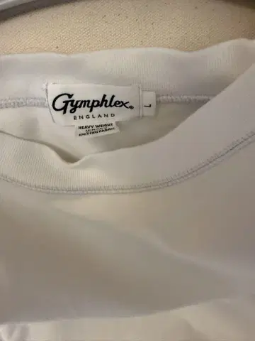 Gymplext 헤비 웨이트 T셔츠 화이트