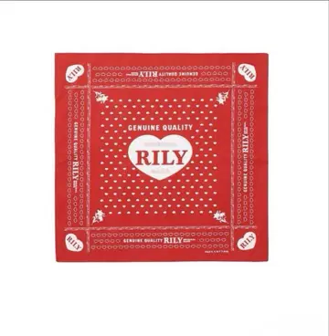 RILY 이마이치 류지 반다나 빨간색