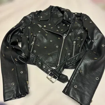 ZARA 더블 라이더 자켓 S 블랙