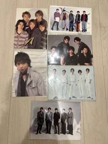 ARASHI 클리어 파일 6장 세트