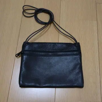 [ 새상품급 ] 모밀루스 가죽 사코슈 골드 지퍼 MORMYRUS