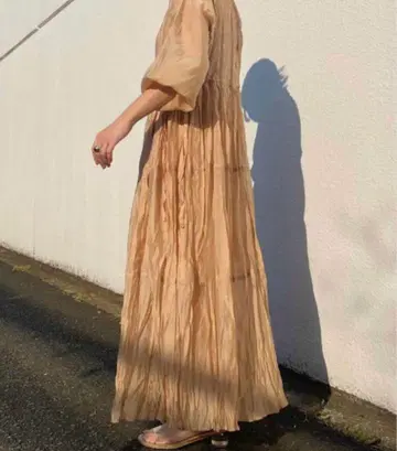 kastane 시어 티어드 와셔 원피스