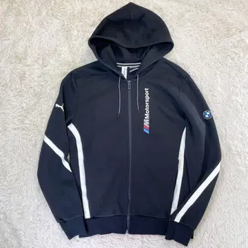 [레어] PUMA BMW 콜라보 집업 블랙 후드티 S사이즈