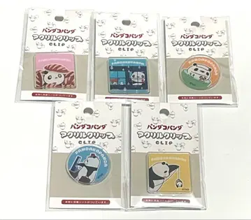 팬더코팬더 아크릴 클립 5개 세트