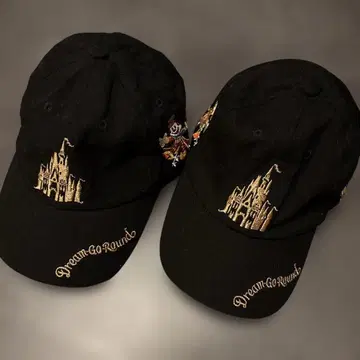 디즈니 캡 Dream Go Round 40주년 굿즈 2개 세트