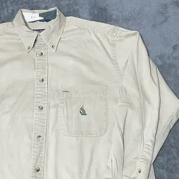 90s 노티카 원포인트 로고 버튼 다운 셔츠