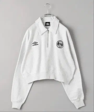 프릭스 스토어 x 엄브로 그레이 하프 지퍼 맨투맨