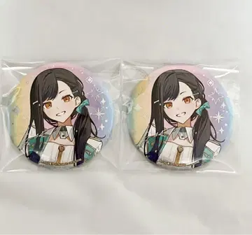 프로세카 감사제 오로라 금박 캔뱃지 시라이시 안즈 2개 세트