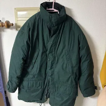 90s 에디 바우어 다크 그린 구스 다운 자켓
