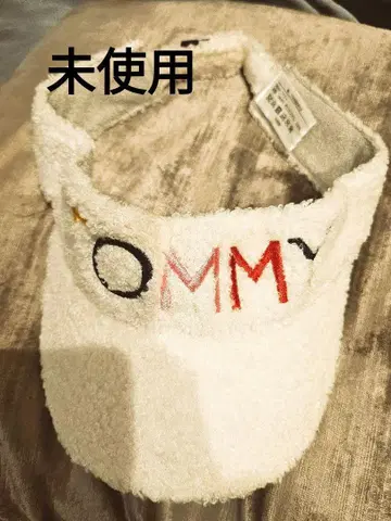 TOMMY HILFIGER 플리스 바이저 화이트
