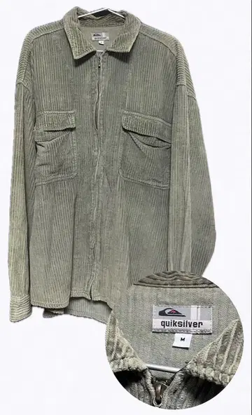 quiksilver 코듀로이 자켓 M