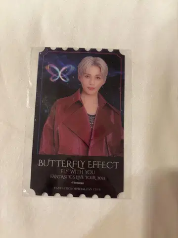 FANTASTICS 야기 유세이 클리어 픽처 티켓