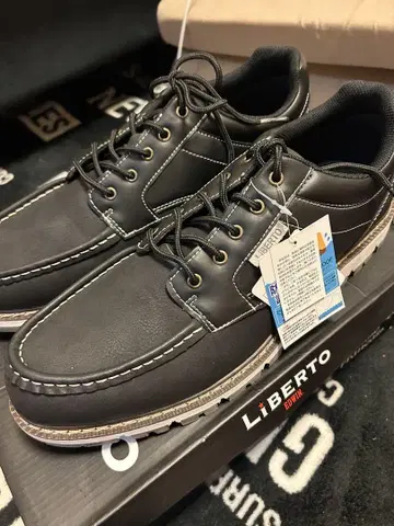 LIBERTO 블랙 캐주얼 슈즈