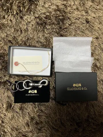 글래드핸드 실버 키링