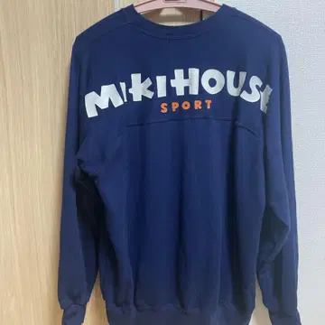MIKI HOUSE SPORT 미키하우스 90년대 백 로고 맨투맨