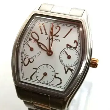 [ 작동품 ] J.SPRINGS 쿼츠 손목시계 실버/골드